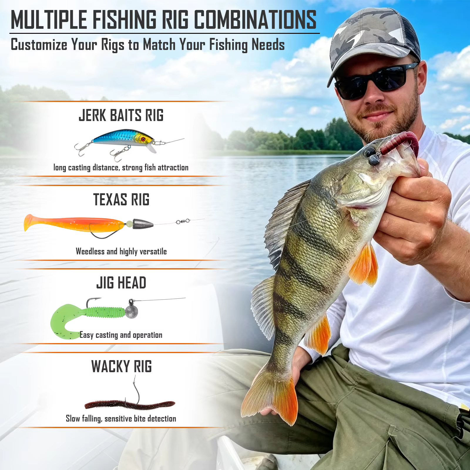 THKFISH Kit de señuelos artificiales para pesca con caja - imagen 4