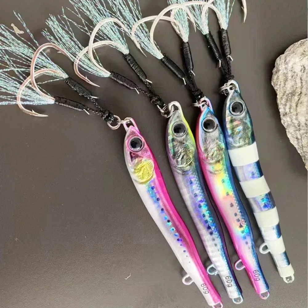 Vista del señuelo para pesca vertical/jigging
