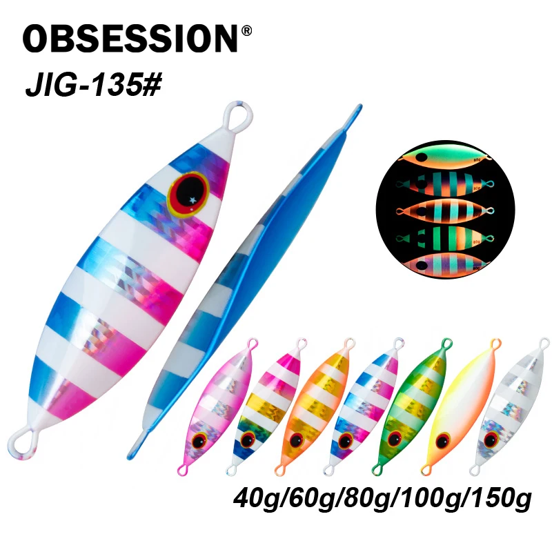 Obsession Metal Jig J135 – Nado lento con brillo intenso - imagen 3