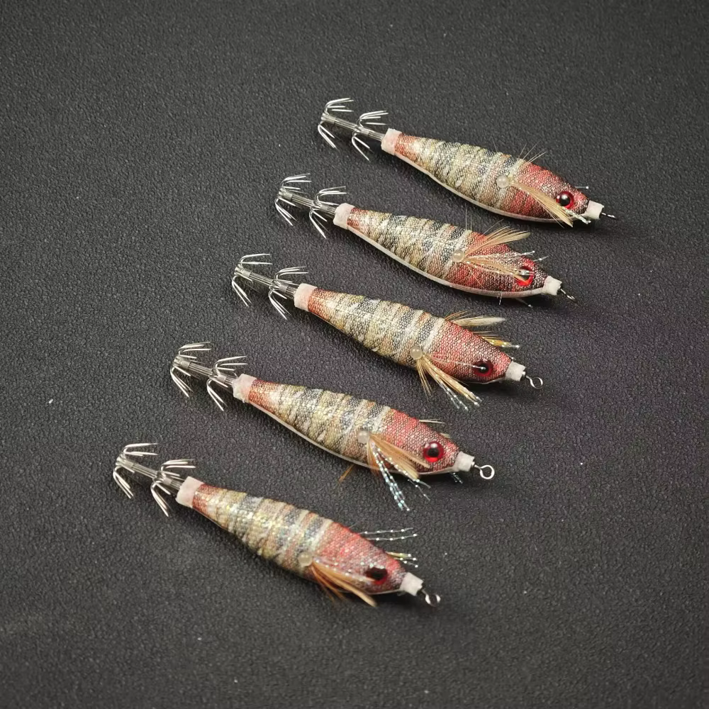Egis UV Glow 8 cm para pesca de calamar – Brillo en oscuridad - imagen 3