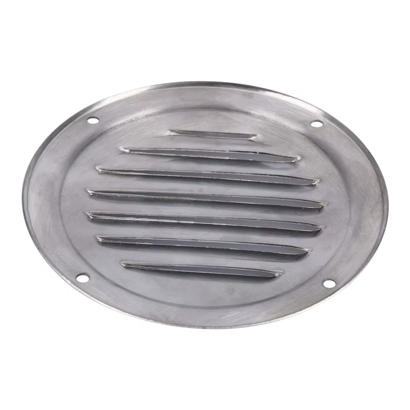 Cubierta ventilación louvered acero inoxidable para motor barco - imagen 2