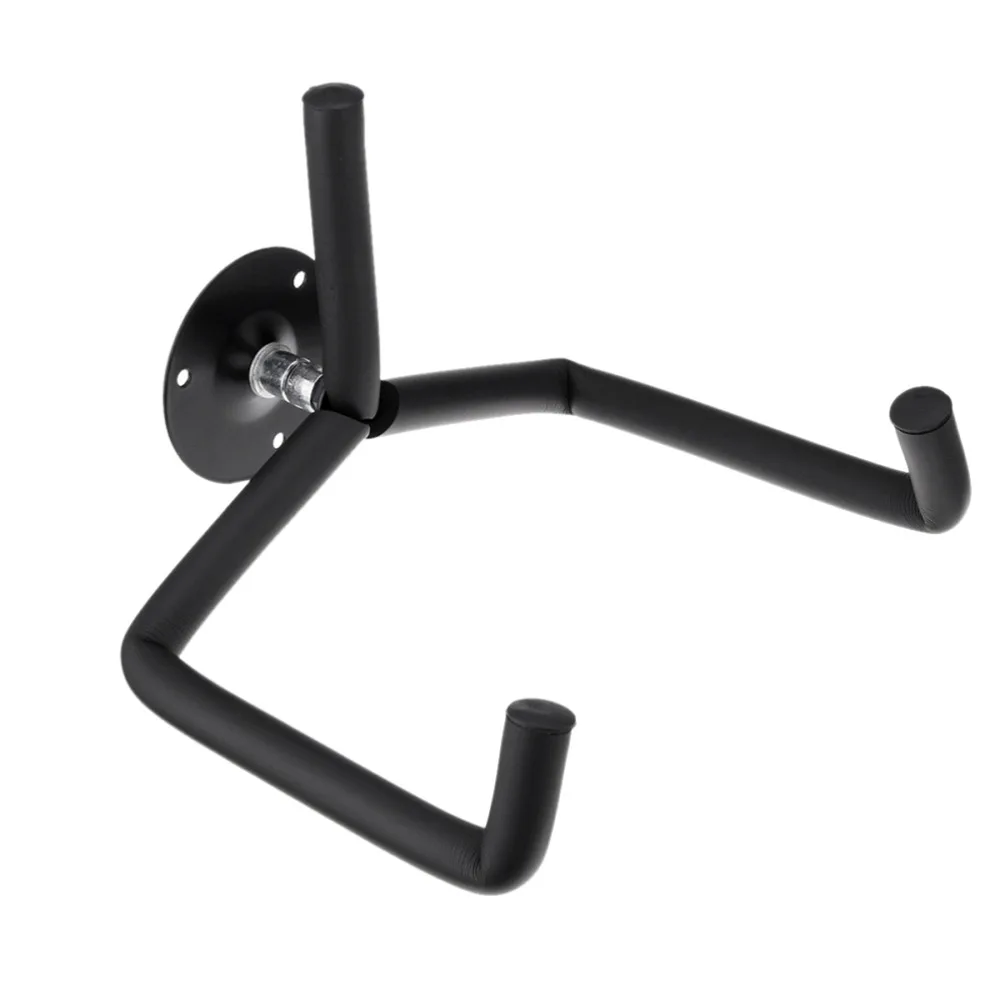 Soporte de guitarra split con gancho largo inclinado para pared