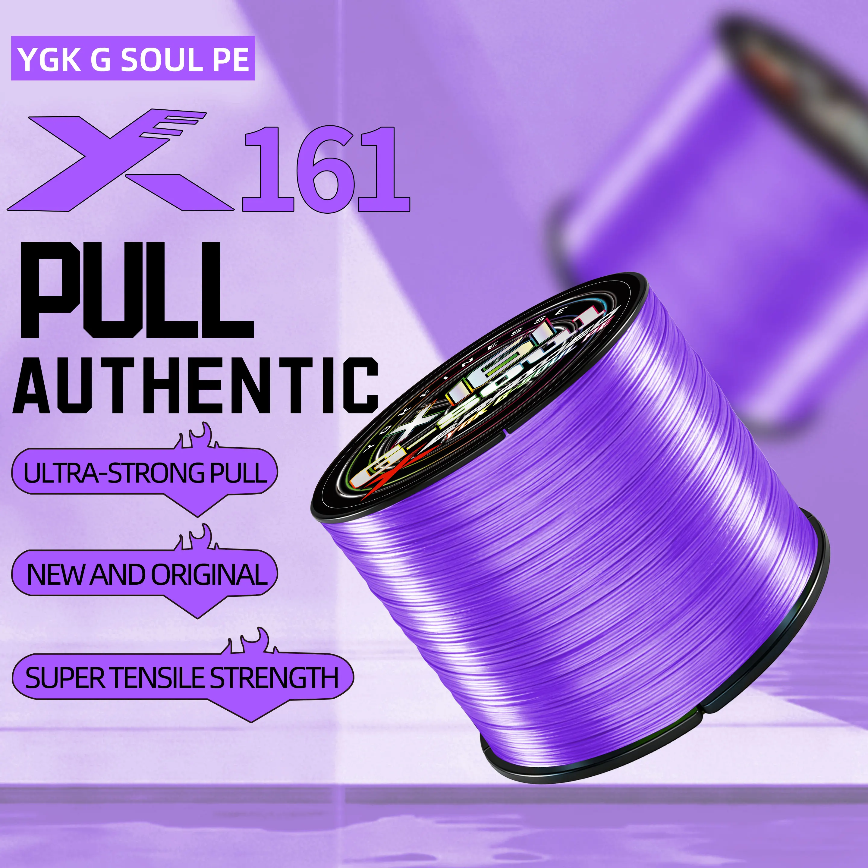 Línea trenzada PE Superfuerte YGK X16 Strand – Flotante - imagen 3