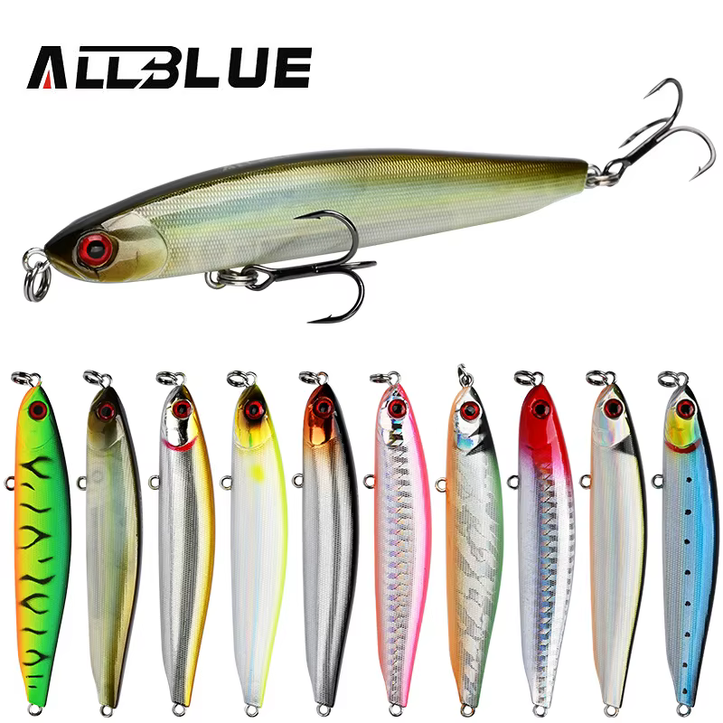 ALLBLUE BLOOD 90S - Señuelo Lápiz hundido 15g para lubina