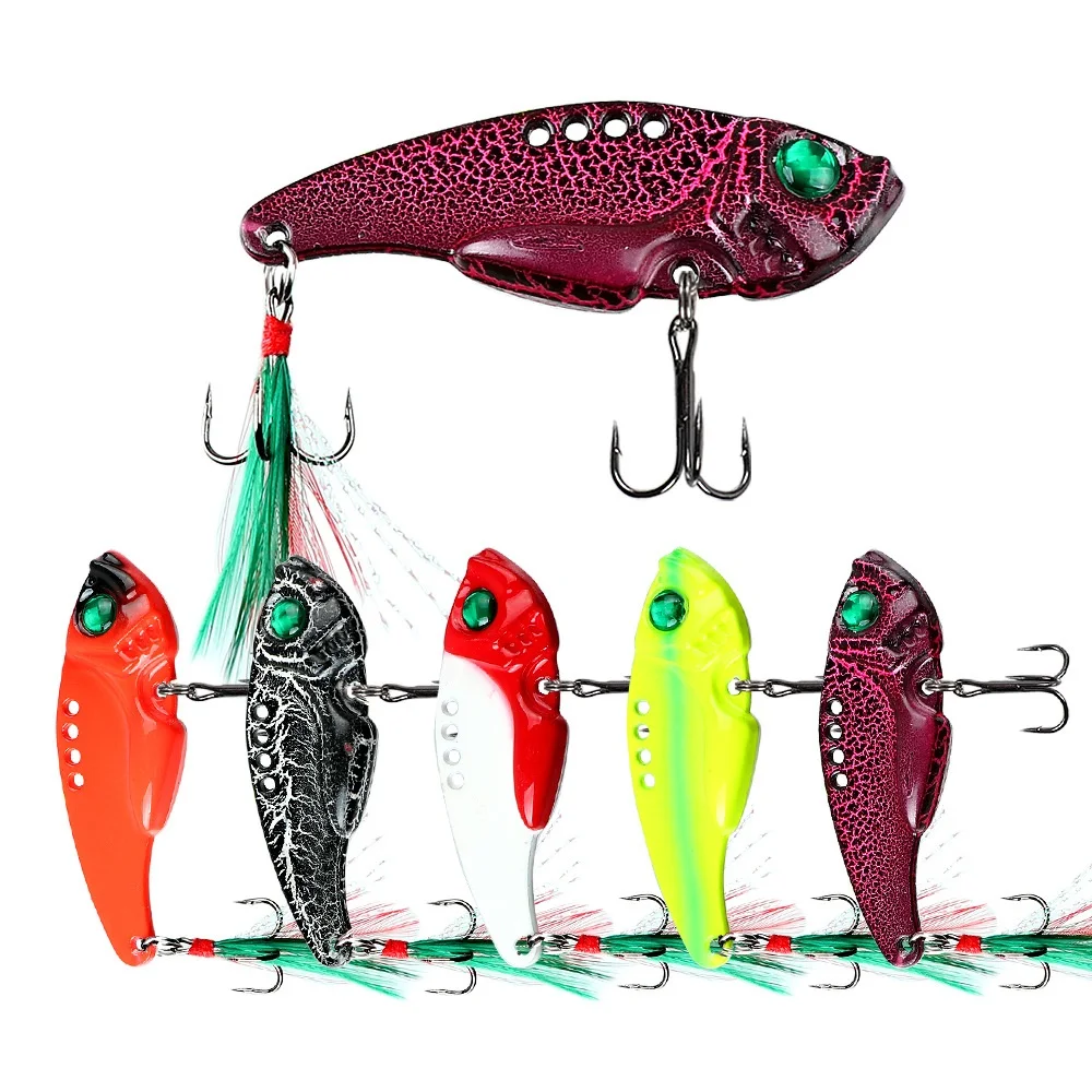 Señuelo Crankbait vibrador negro con ojos verdes para lubina - imagen 5