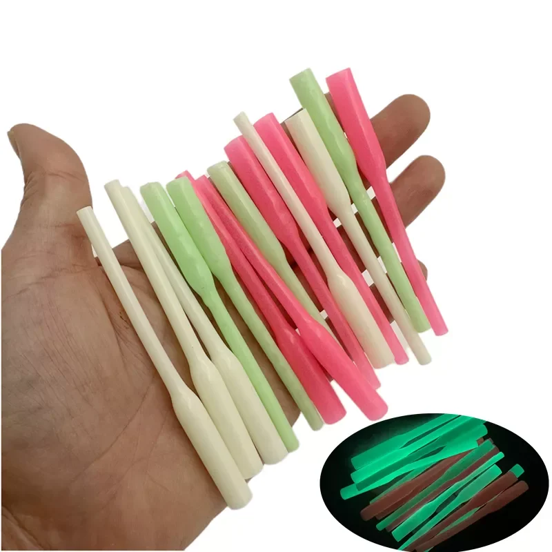 Señuelos luminiscentes 85 mm para pesca nocturna carpa y mar - imagen 4