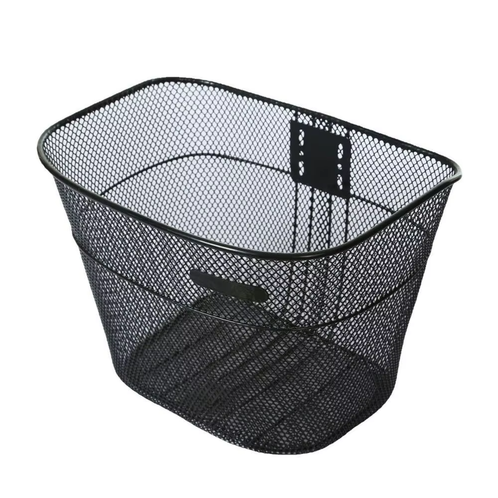 Cesta Delantera Bicicleta Grande Ajustable de Metal – Fija Tipo Mochila - imagen 2
