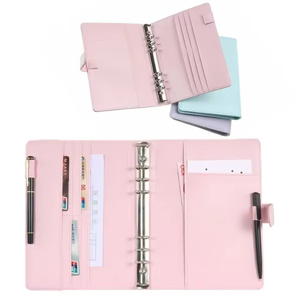 Carpeta de anillas multiusos para estudio, oficina y viaje