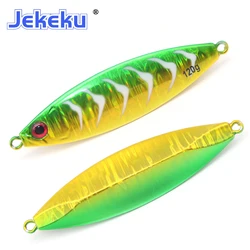 JEKEKU Wobbler señuelo duro con anzuelo metálico para mar