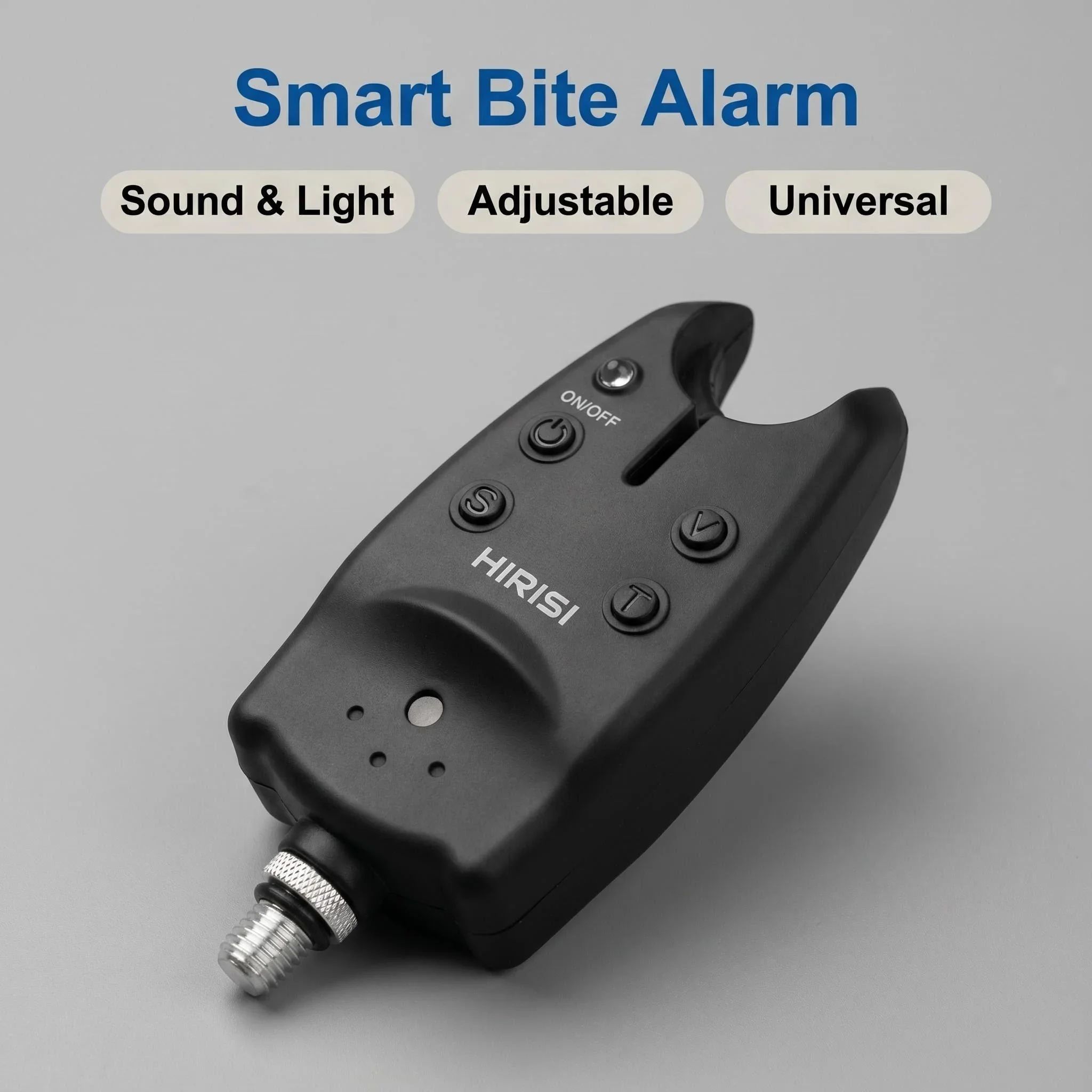 Alarma de pesca con indicador LED