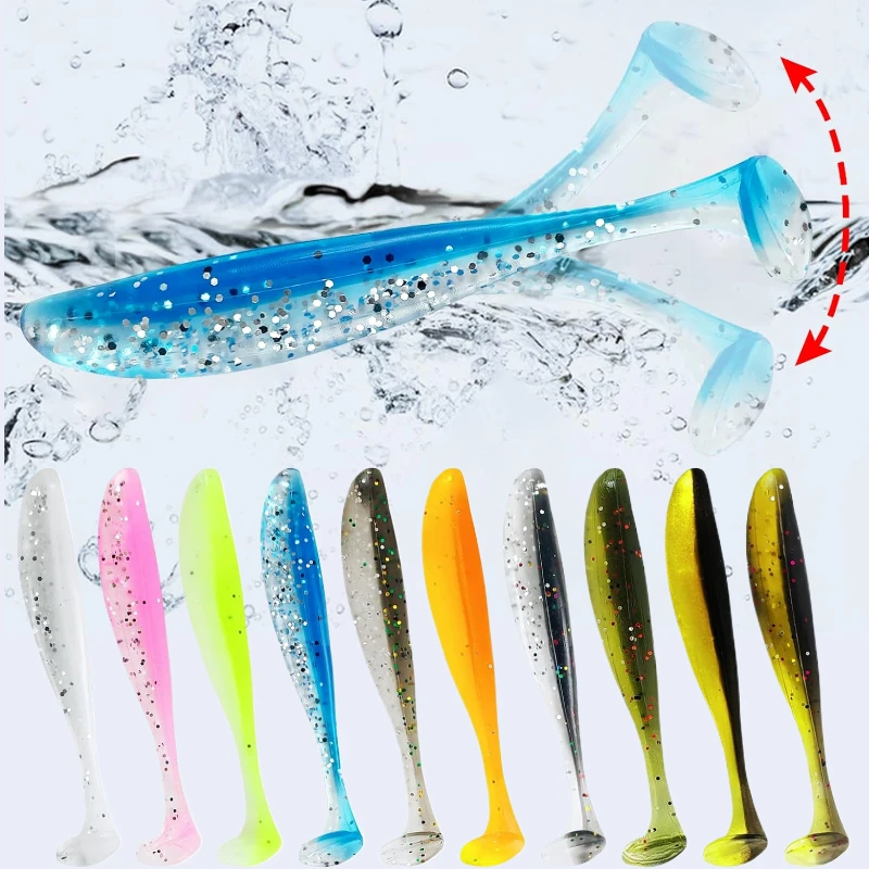 Swimbaits 55‑90 mm – Señuelos de cola suave para lubina/carpa