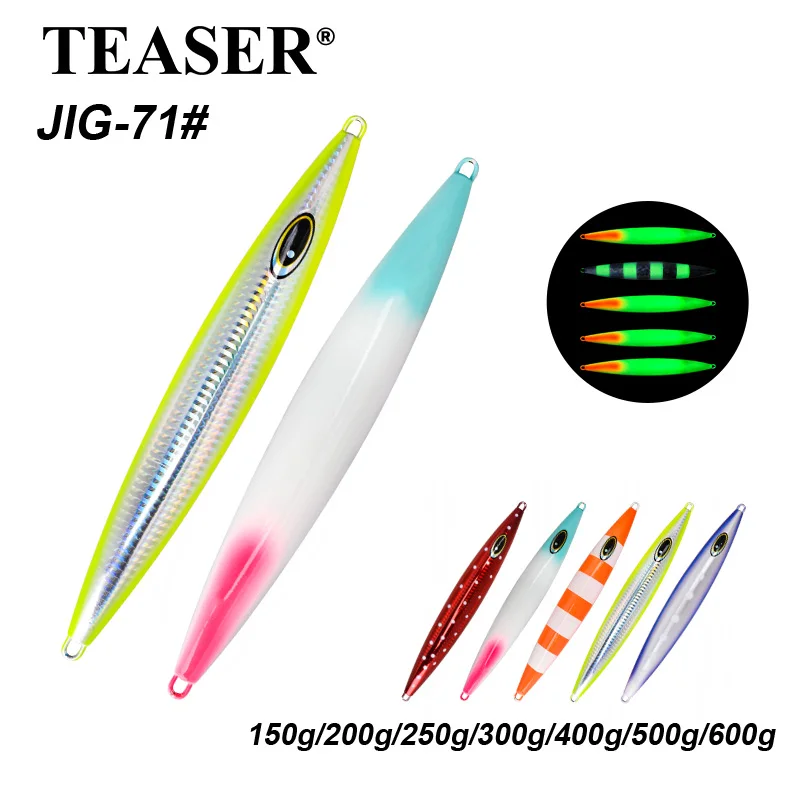 TEASER J71 Señuelo de hierro UV hundimiento rápido mar profundo - imagen 2