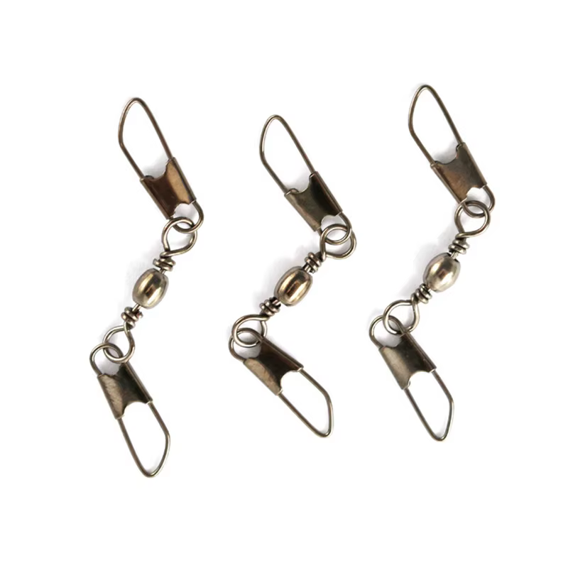Snap giratorio de barril con anillo sólido – Enganche firme para pesca - imagen 4
