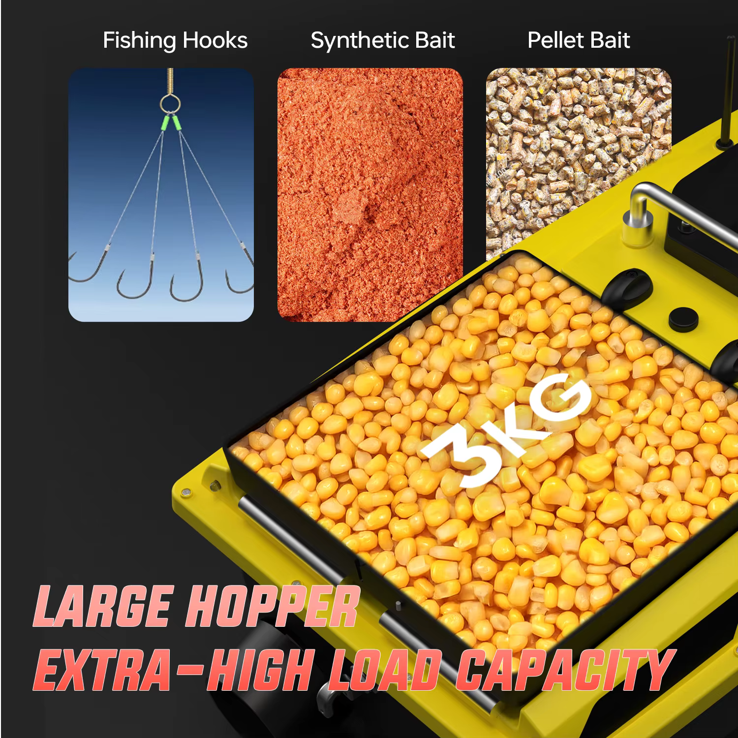 Barco cebador D80E con GPS y sonda para carpfishing - imagen 5
