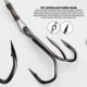 ZYZHE Stinger Rigs con flotador para cebo vivo mar, doble triple - imagen 4