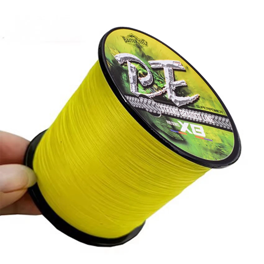 Línea PE trenzada para spinning en agua salada