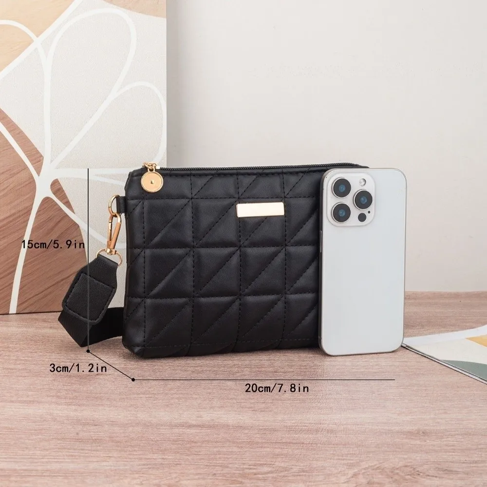 Bolso mini de cuero PU para teléfono, cartera multifunción informal - imagen 5