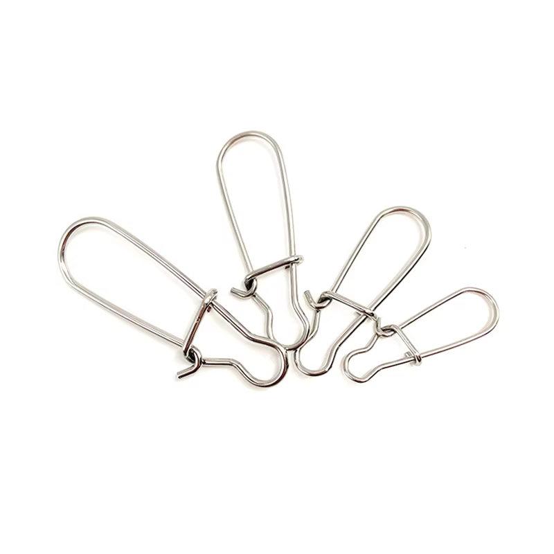 Conector SUS304 para anzuelos – Clip pesca vinilo giratorio