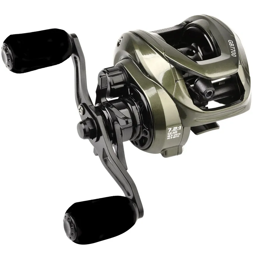 Carrete Baitcasting Ultraligero 8KG con arrastre para agua salada