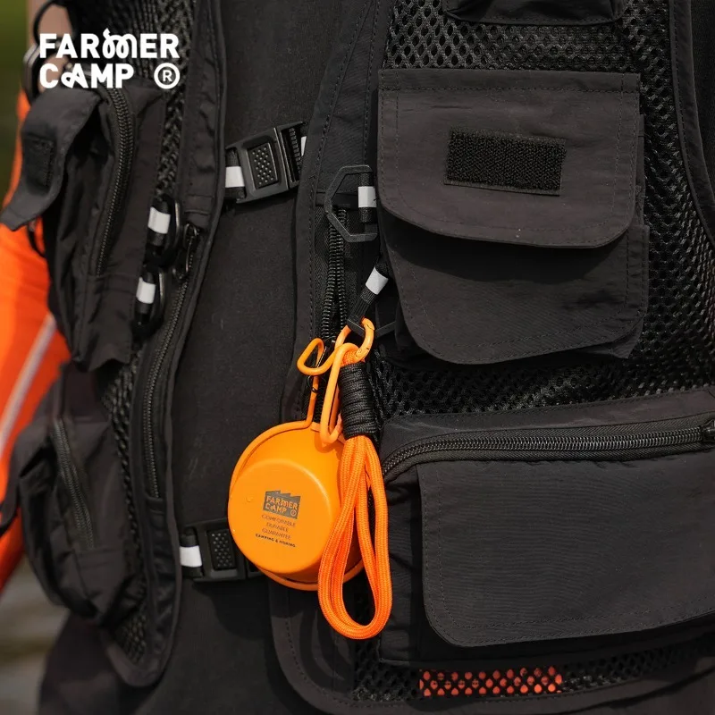 Farmer Camp Chaleco de pesca multifuncional con bolsillo - imagen 5