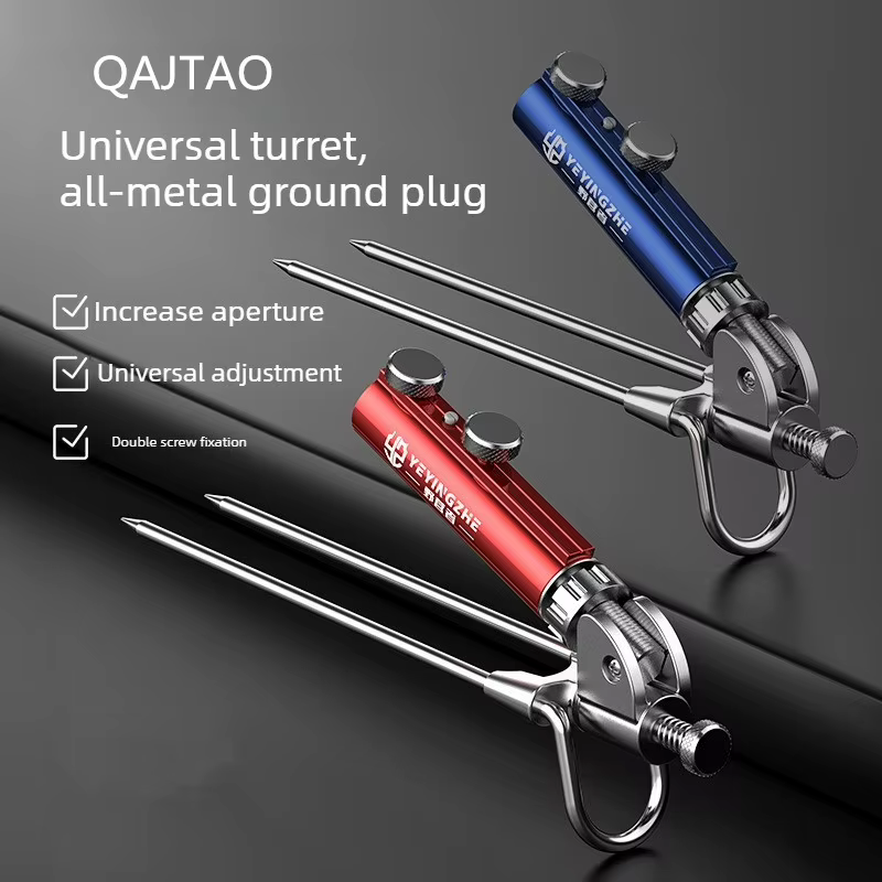 Portacañas QAJTAO Wanxiang – Soporte Acero Inoxidable con Punta Clavable para Playa - imagen 5