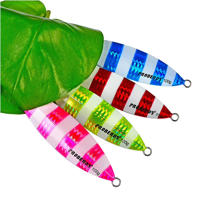 Jig Slow Fall para Pesca de Fondo, Ojos 3D y Acabado Láser - imagen 5