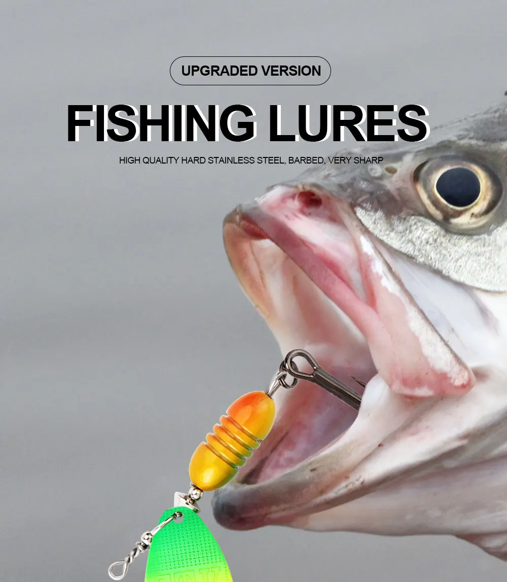 Señuelo metálico tipo cuchara FTK Spinner Bait