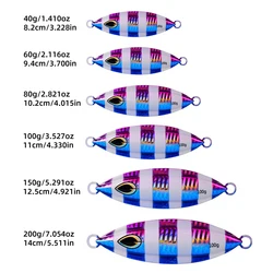 Señuelo lenta brillo nocturno hundimiento rápido para pesca marlin
