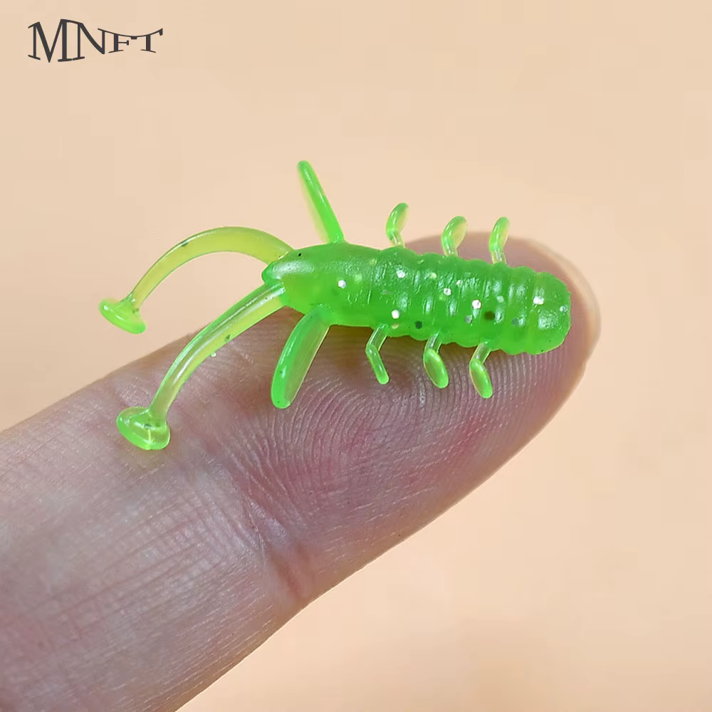 Señuelos blandos de micro larva TPR para drop shot y Texas rig - imagen 3