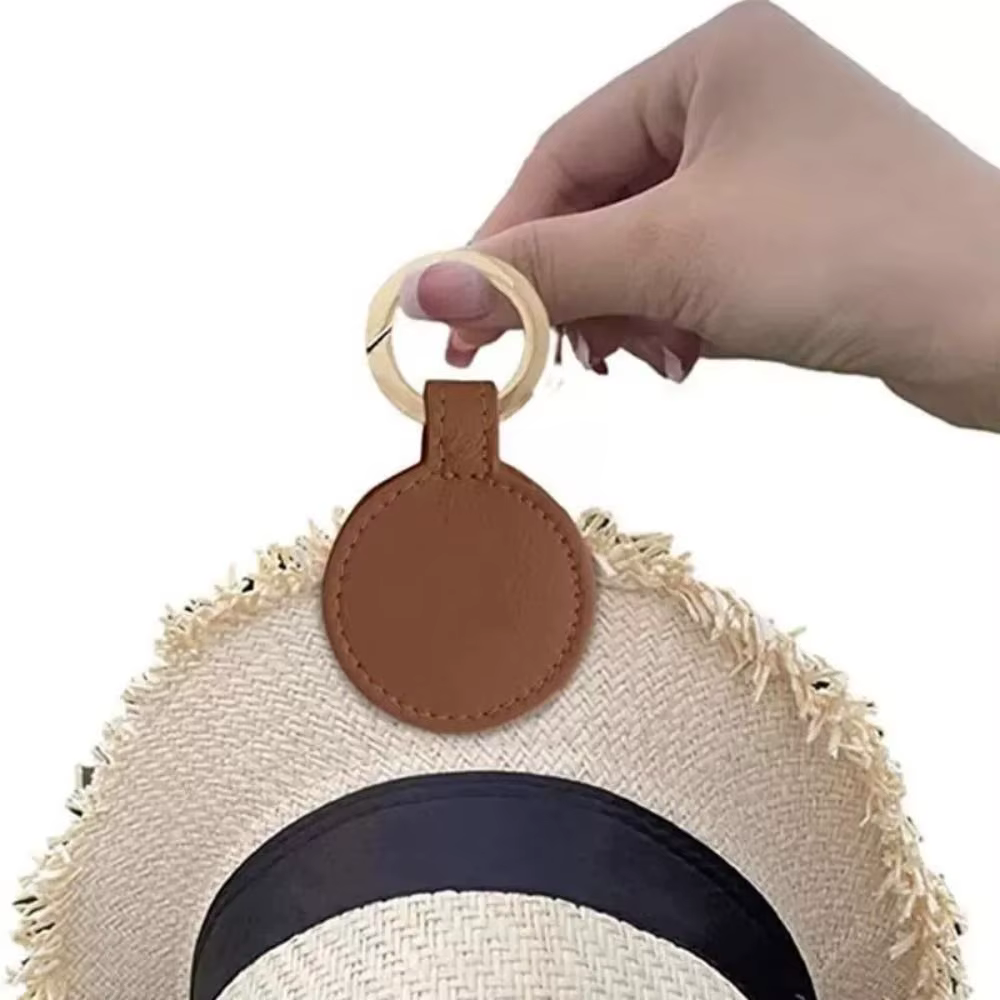 Soporte magnético de cuero PU para sombrero y bolso