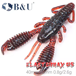 B & U Señuelo Flotante Camarón 40-60mm – Cebo blando