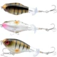 Whopper Plopper señuelo flotante con cola giratoria para lubina