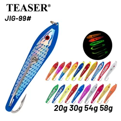 Anzuelo TEASER J99 placa de hierro grande – hundimiento lento UV