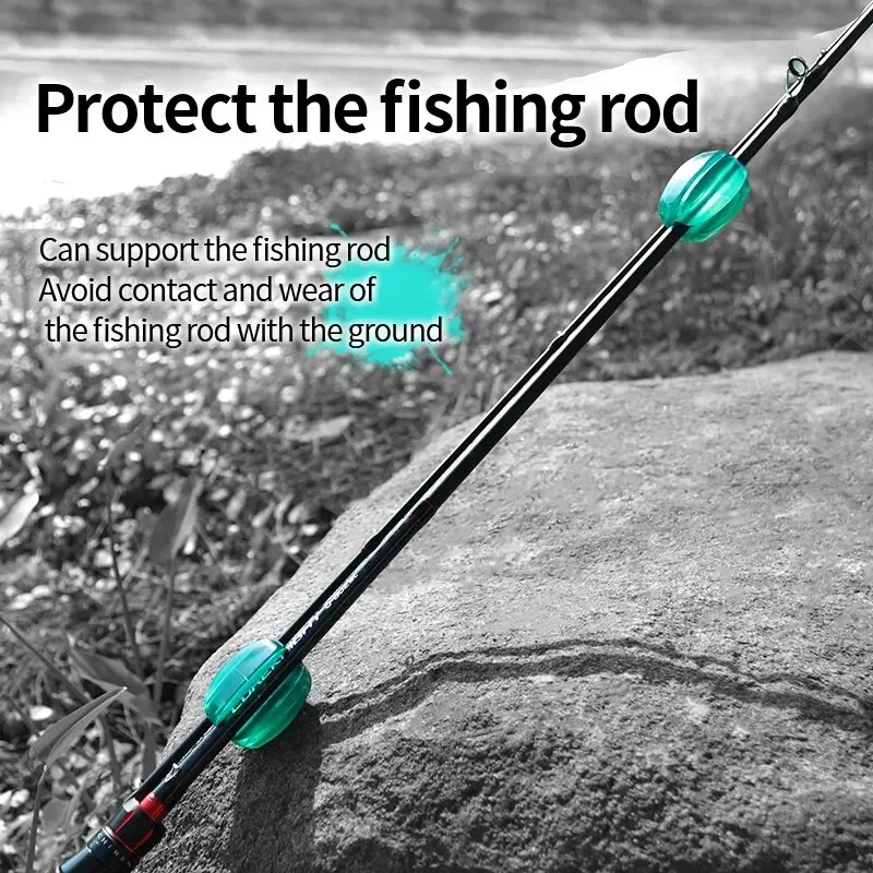Protector anticolisión de goma para caña de pesca - imagen 5