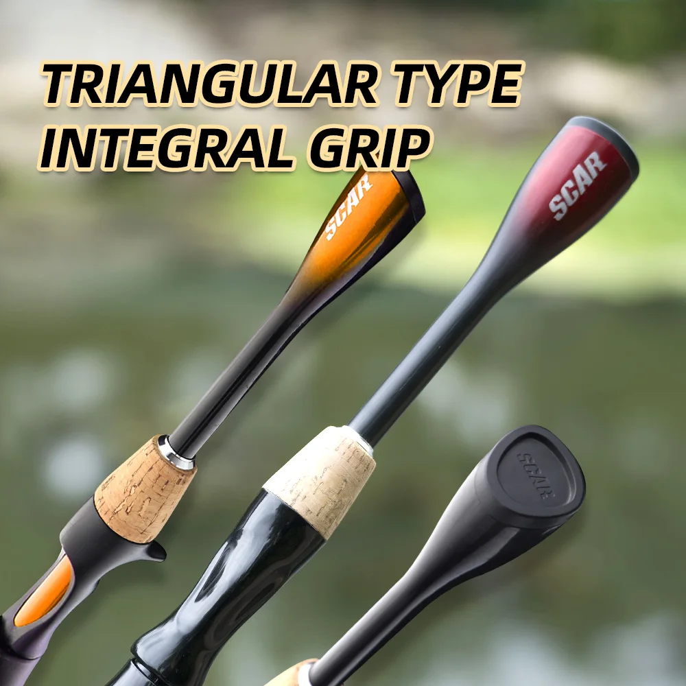 Caña ultraligera ORCA FishingFANS para spinning con punta sólida
