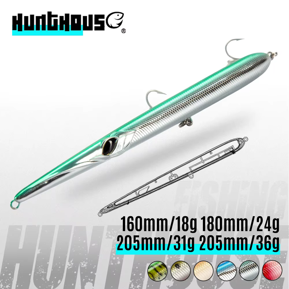 Hunthouse LW118 Shad Sinking para Lucio – Stickbait hundido