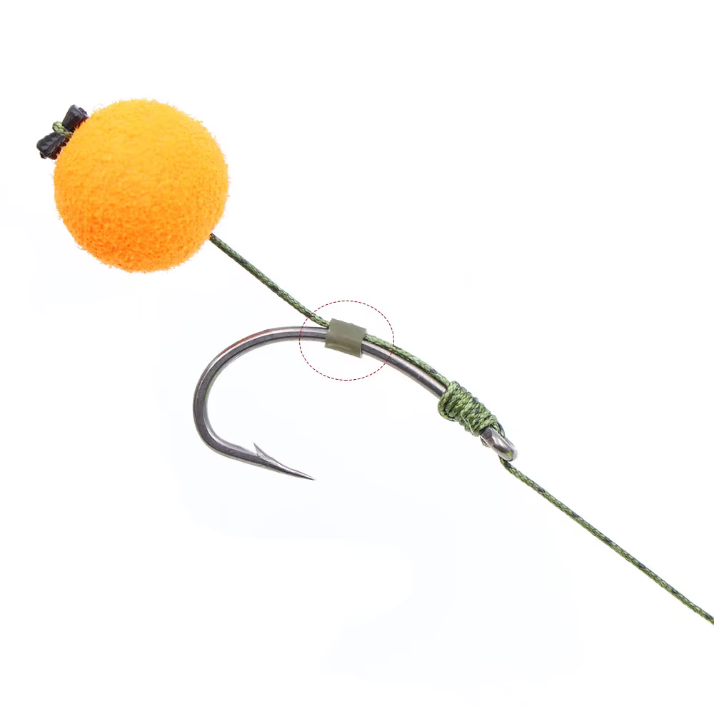 Tubo pesca carpa accesorios tapón alimentador montaje fuerte - imagen 5