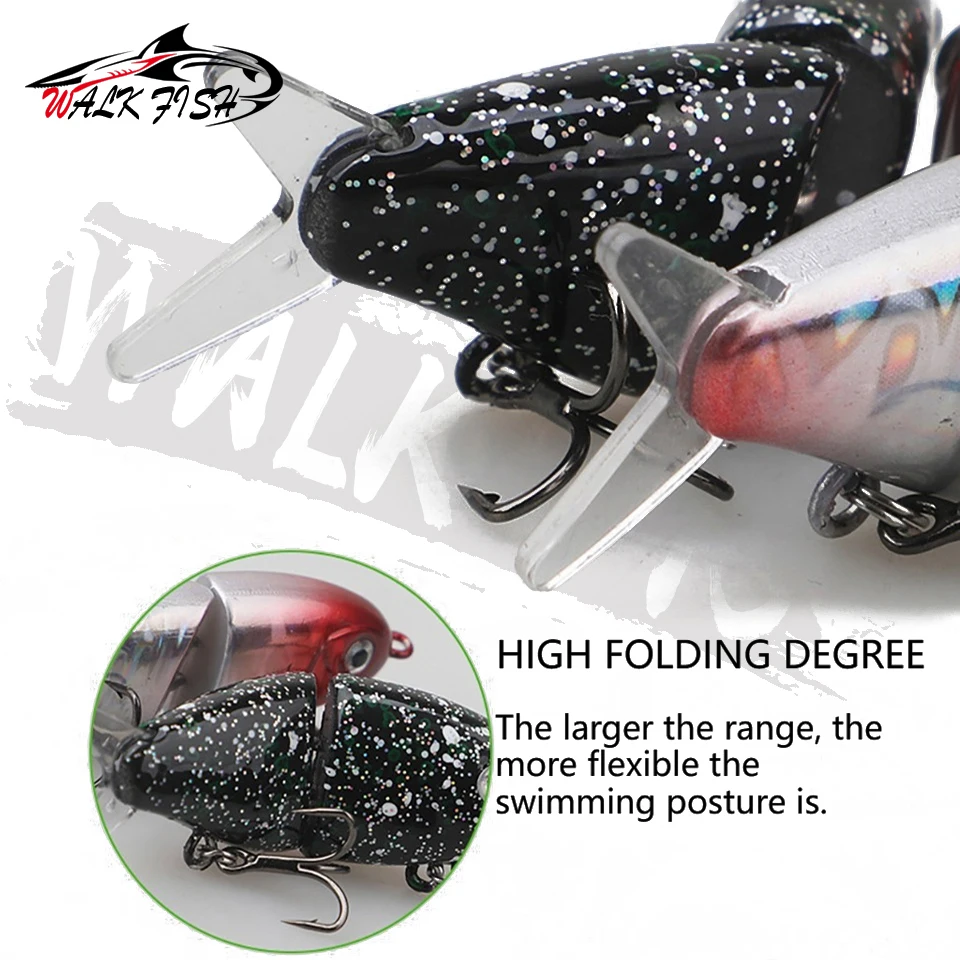 WALK FISH Señuelo articulado Swimbait lápiz de hundimiento lento - imagen 2