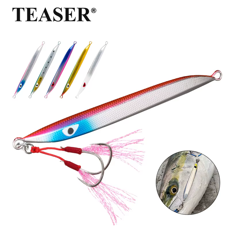 Jig Metálico TEASER J118 Luminoso para Agua Salada