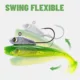Anzuelos Jig Head Piggyback 9KM para swimbait en lubina y trucha