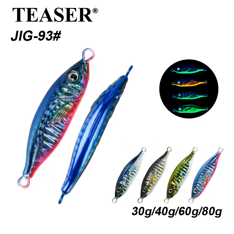 Teaser J93 Jig de Pesca en el Mar – Metal Impresión 3D Láser - imagen 2