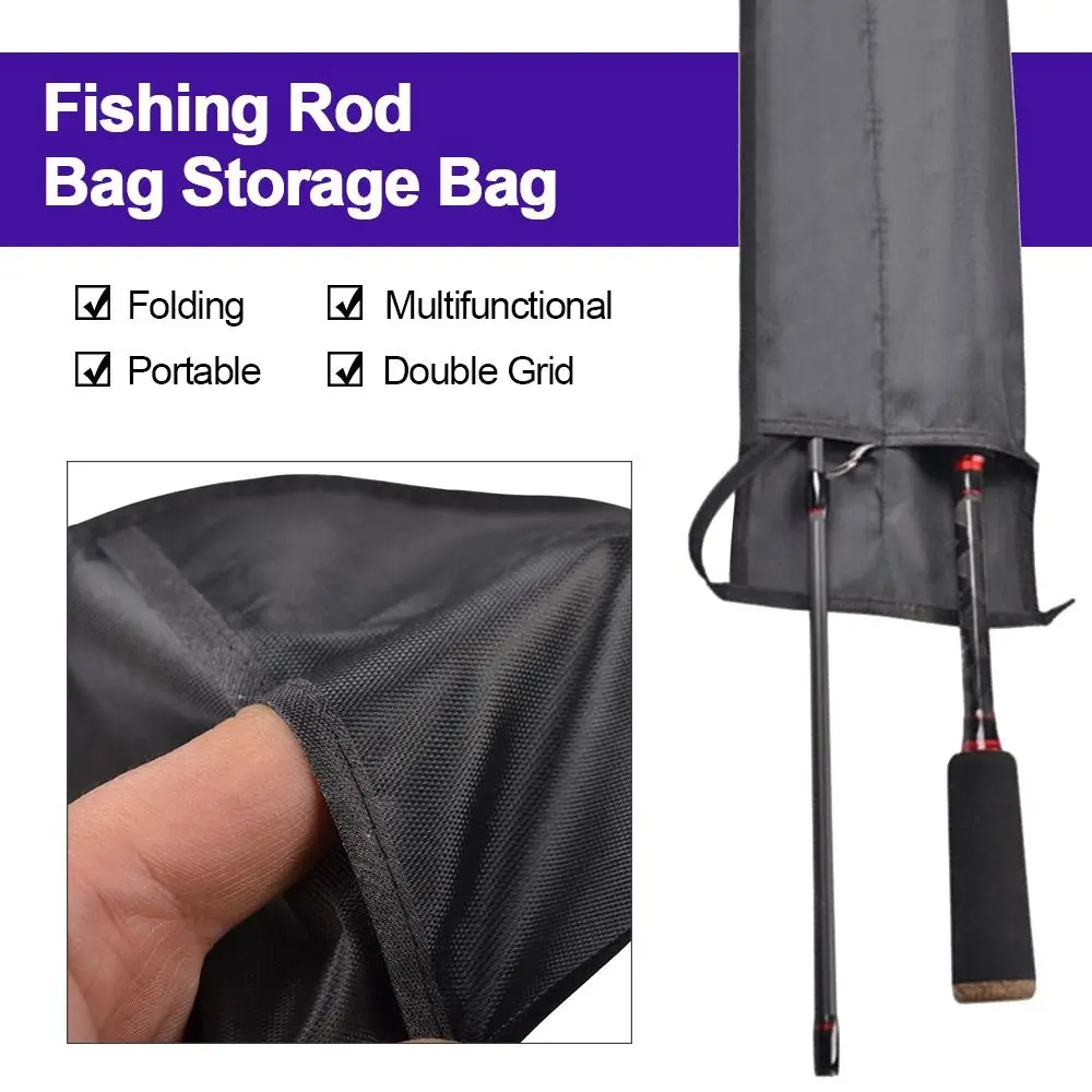 Bolsa plegable para caña de pescar – Doble rejilla y porta accesorios - imagen 3