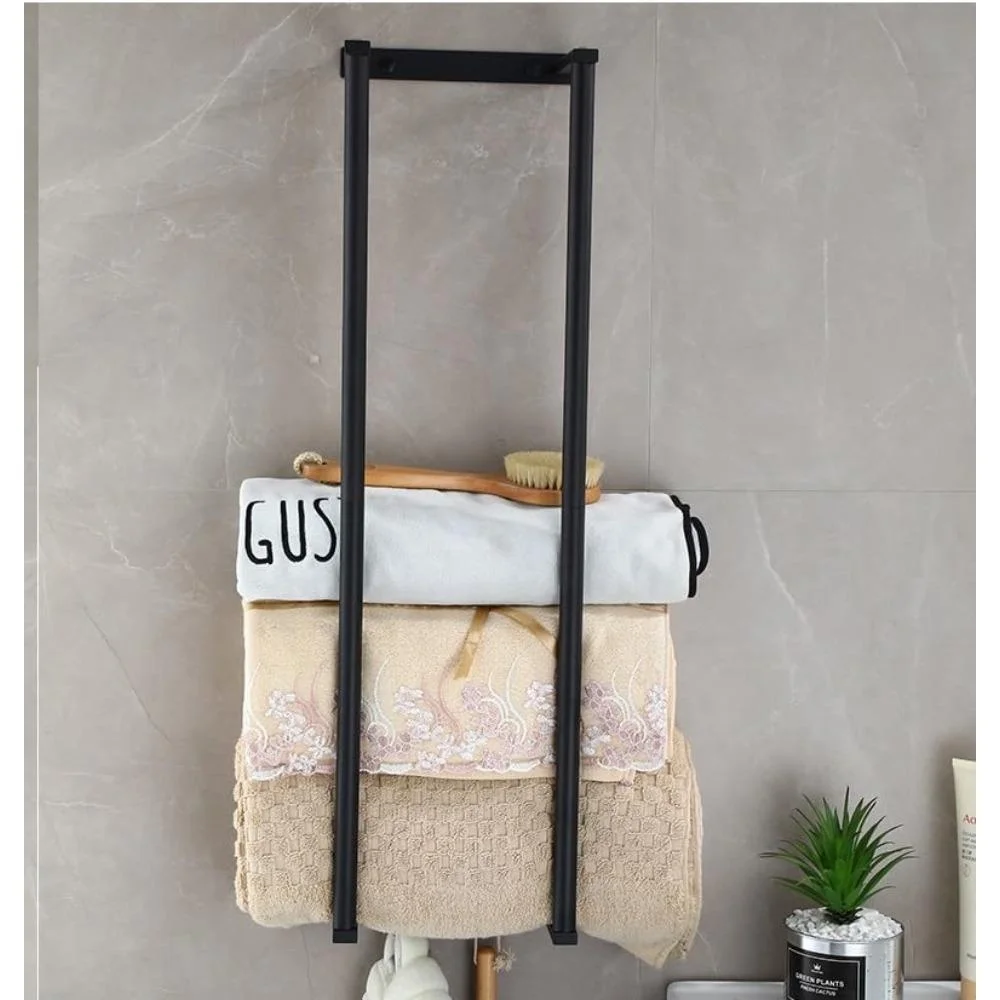 Toallero baño pared acero inoxidable para toallas enrolladas - imagen 5