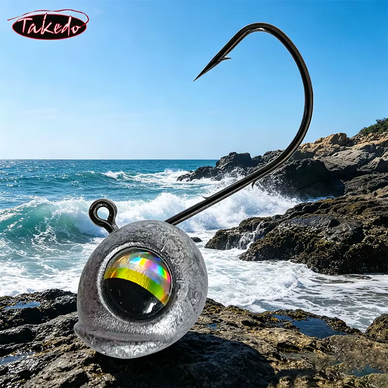 TAKEDO Jig Head Micro 3D para Ajing con Doble Púa - imagen 5