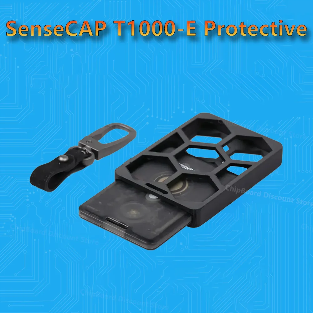 SenseCAP T1000 localizador LoRa Meshtastic con funda y llavero - imagen 3