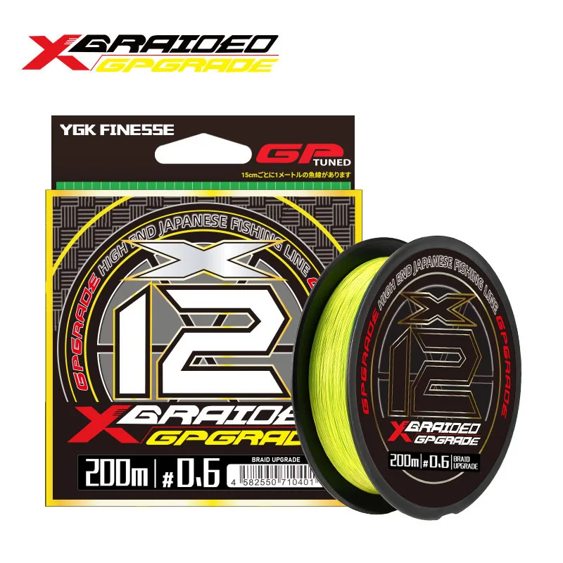 YGKX línea de pesca trenzada multifilamento X12 para carpa y mar