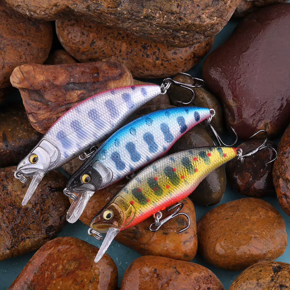 WALK FISH Señuelo sumergible - Wobbler duro para lubina y trucha