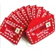 Portatarjetas navideño colgante acolchado con sobres para cartas - imagen 5