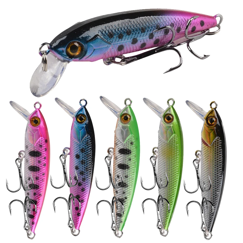 Crankbait Pececillo ojos 3D para trucha y lucio - imagen 2