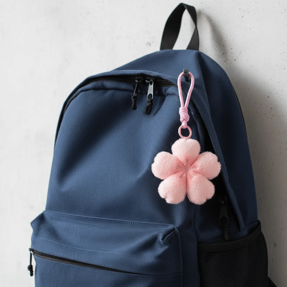 Llavero de peluche Sakura como detalle decorativo